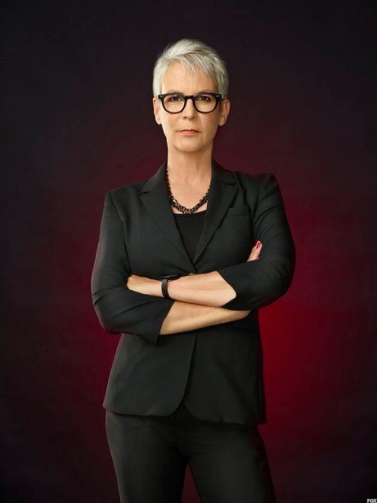 SCREAM QUEENS: Jamie Lee Curtis as Dean Cathy Munsch in SCREAM QUEENS which debuts with a special, two-hour series premiere event on Tuesday, September 22 (8:00-10:00 PM ET/PT) on FOX. ©2015 Fox Broadcasting Co. Cr: Matthias Clamer/FOX.